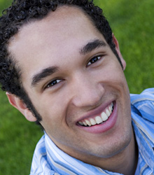 photo of smiling young man